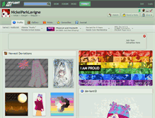 Tablet Screenshot of nickelparklavigne.deviantart.com