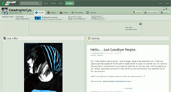Desktop Screenshot of catastrophiccyle.deviantart.com