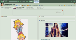 Desktop Screenshot of donna-noble-club.deviantart.com