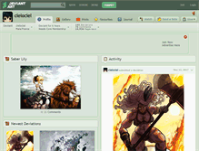 Tablet Screenshot of cielociel.deviantart.com