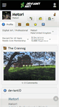 Mobile Screenshot of metori.deviantart.com