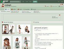 Tablet Screenshot of endjiegoh.deviantart.com