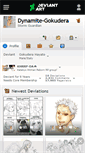 Mobile Screenshot of dynamite-gokudera.deviantart.com
