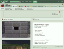 Tablet Screenshot of dublkros.deviantart.com