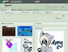 Tablet Screenshot of bulewind.deviantart.com