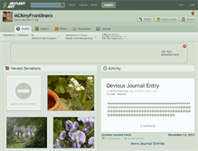 Tablet Screenshot of mcrmyfrontlinerx.deviantart.com