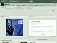 Tablet Screenshot of darkfujin.deviantart.com