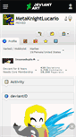 Mobile Screenshot of metaknightlucario.deviantart.com