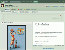 Tablet Screenshot of buddha-cat.deviantart.com