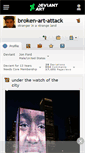 Mobile Screenshot of broken-art-attack.deviantart.com