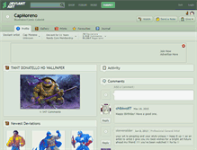 Tablet Screenshot of capmoreno.deviantart.com