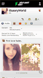 Mobile Screenshot of illusoryworld.deviantart.com