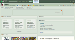 Desktop Screenshot of doraion.deviantart.com