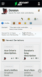 Mobile Screenshot of doraion.deviantart.com