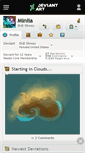 Mobile Screenshot of miniia.deviantart.com
