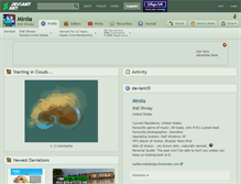 Tablet Screenshot of miniia.deviantart.com