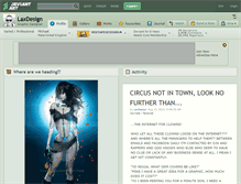 Tablet Screenshot of laxdesign.deviantart.com