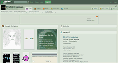 Desktop Screenshot of fireprincesszutara.deviantart.com