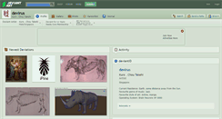 Desktop Screenshot of devirus.deviantart.com