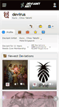 Mobile Screenshot of devirus.deviantart.com