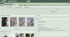 Desktop Screenshot of linnea-seretyari.deviantart.com
