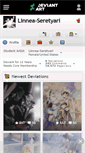 Mobile Screenshot of linnea-seretyari.deviantart.com