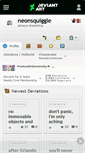 Mobile Screenshot of neonsquiggle.deviantart.com