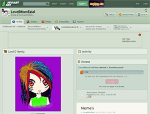 Tablet Screenshot of lovebittenezial.deviantart.com
