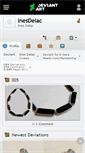 Mobile Screenshot of inesdelac.deviantart.com