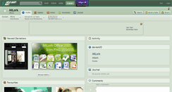Desktop Screenshot of milork.deviantart.com