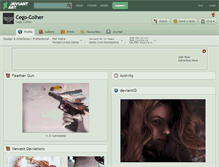 Tablet Screenshot of cego-colher.deviantart.com