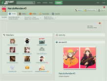 Tablet Screenshot of narutorendan45.deviantart.com