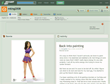 Tablet Screenshot of mking2008.deviantart.com
