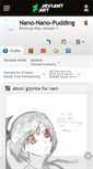 Mobile Screenshot of nano-nano-pudding.deviantart.com
