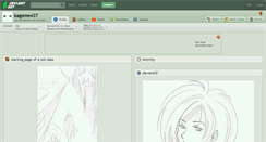 Desktop Screenshot of kagome437.deviantart.com