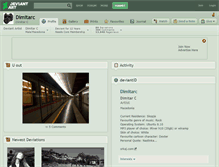 Tablet Screenshot of dimitarc.deviantart.com