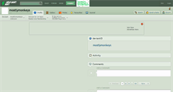 Desktop Screenshot of mostlymonkeys.deviantart.com