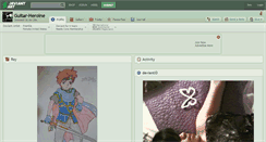 Desktop Screenshot of guitar-heroine.deviantart.com