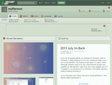 Tablet Screenshot of mufflerexoz.deviantart.com