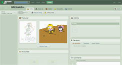 Desktop Screenshot of girlsinmud.deviantart.com