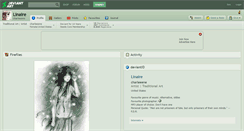 Desktop Screenshot of linaire.deviantart.com