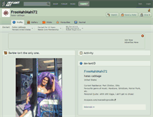 Tablet Screenshot of freemahimahi72.deviantart.com