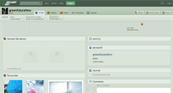 Desktop Screenshot of greenfuturenow.deviantart.com