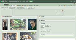 Desktop Screenshot of kirstine.deviantart.com