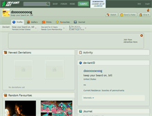 Tablet Screenshot of dooooooooog.deviantart.com