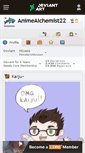 Mobile Screenshot of animealchemist22.deviantart.com