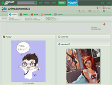 Tablet Screenshot of animealchemist22.deviantart.com