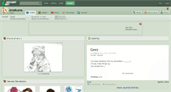 Desktop Screenshot of amekuma.deviantart.com