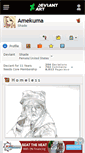 Mobile Screenshot of amekuma.deviantart.com