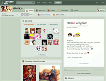 Tablet Screenshot of hkxuk.deviantart.com